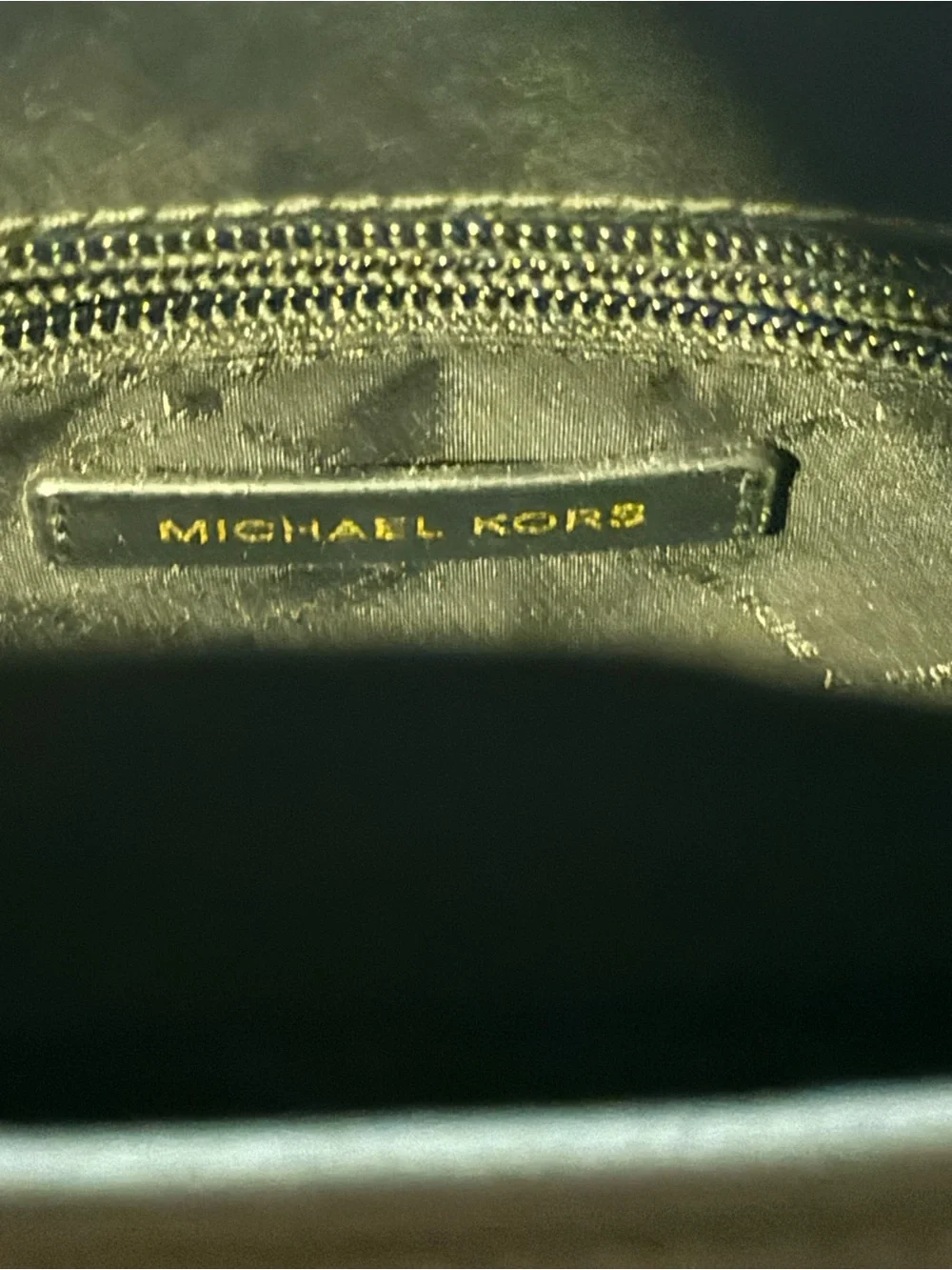 Michael Kors Black Saffiano Tote with Gold Hardware